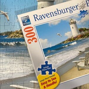 Ravensburger 300 large piece format puzzle “Sunlit Shores” 2011 beach
